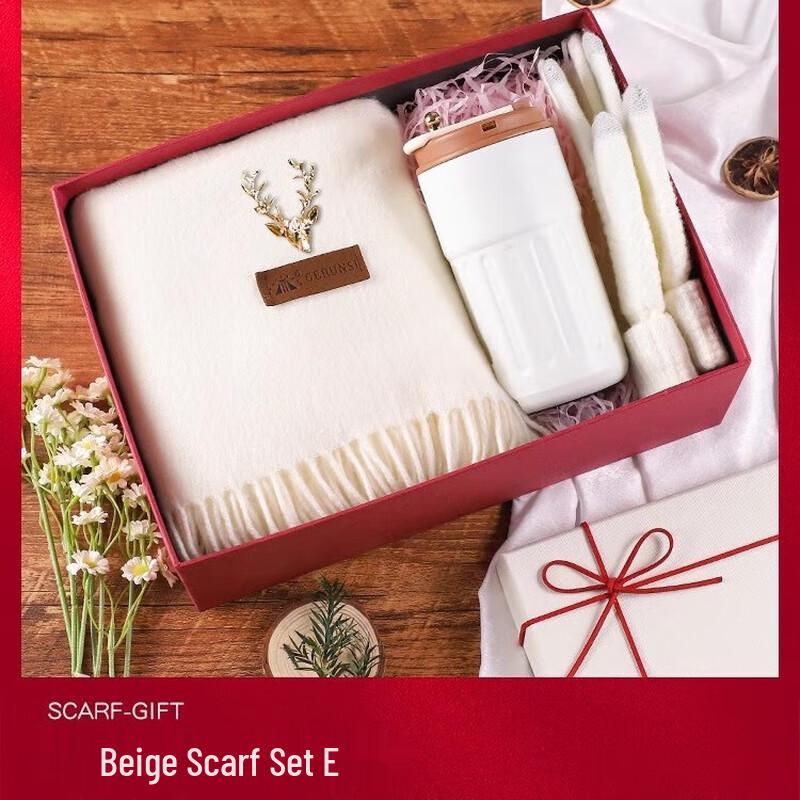 

Three Dolphins AQ Scarf, Gloves & Coffee Cup Set One Size