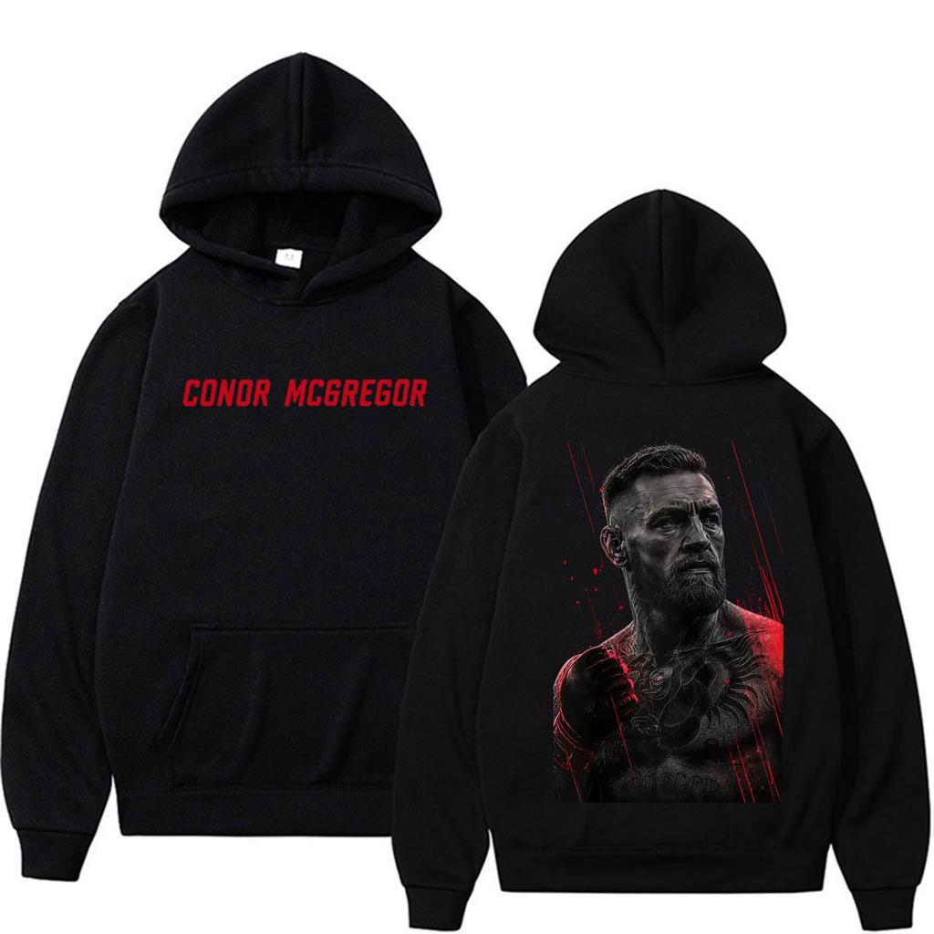 The Notorious Conor McGregor Vintage Hoodies Unisex Fashion Violence Aesthetic Sweatshirts High Quality Fleece Casual Hoodie