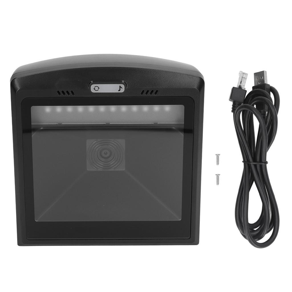 Freihändiger Barcodescanner Großer Bildschirm Desktop Automatisch 2D QR Barcodescanner für Zahlung