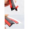 5M Slanted T-Type Seal Strip Car Headlight Bumper Lip Fender Rubber Weatherstrip