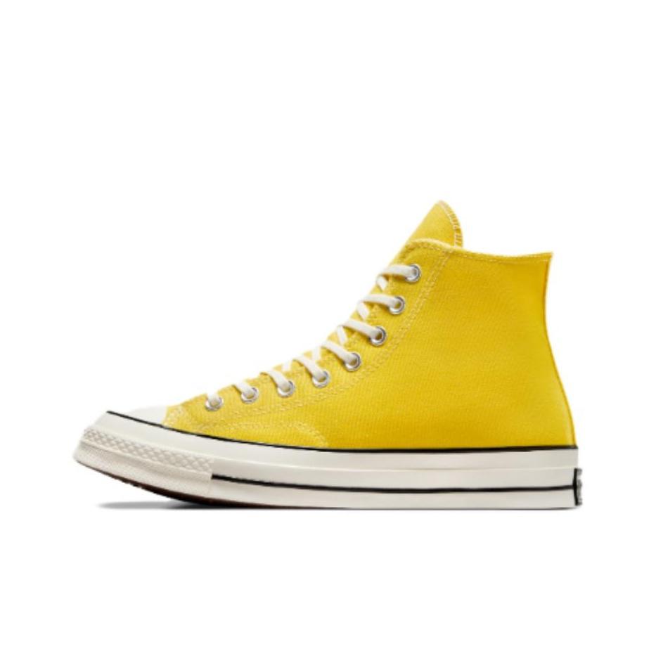 Converse Chuck 70 Fashion Versatile High-Top Canvas Shoes Unisex Sneakers Yellow A08618C
