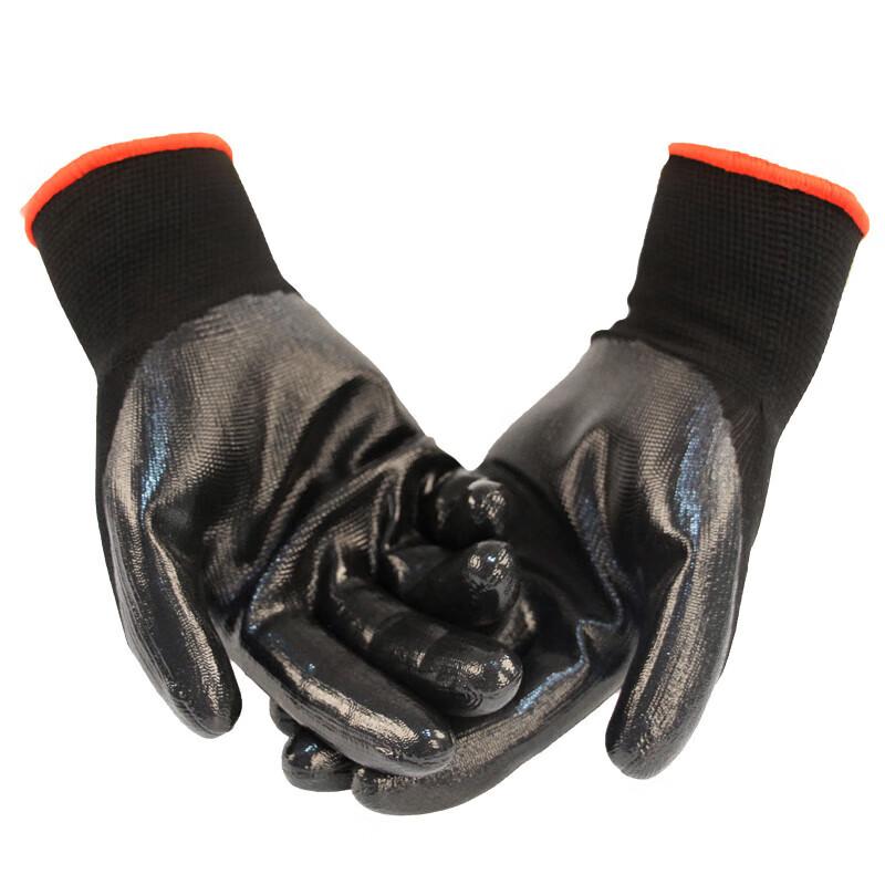 Nitrile Coated Oil & Waterproof Work Gloves