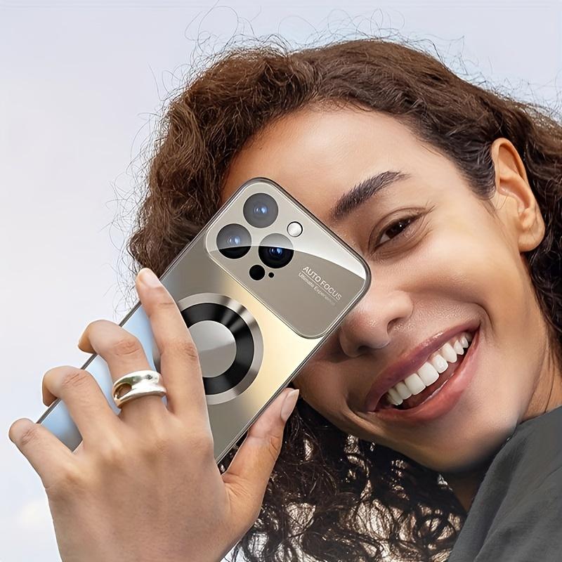 Luxury Titanium Metallic Color Magnetic Case for iPhone 17 16 15 14 13 12 11 Pro Max Plus Magsafe Wireless Charging Matte Phone Cover