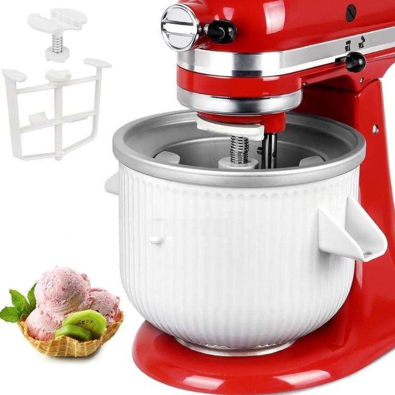 Ice Cream Mixer Component Easy To Clean and Store Ice Cream Machine Accessory Ice Cream Paddle for Family Gatherings