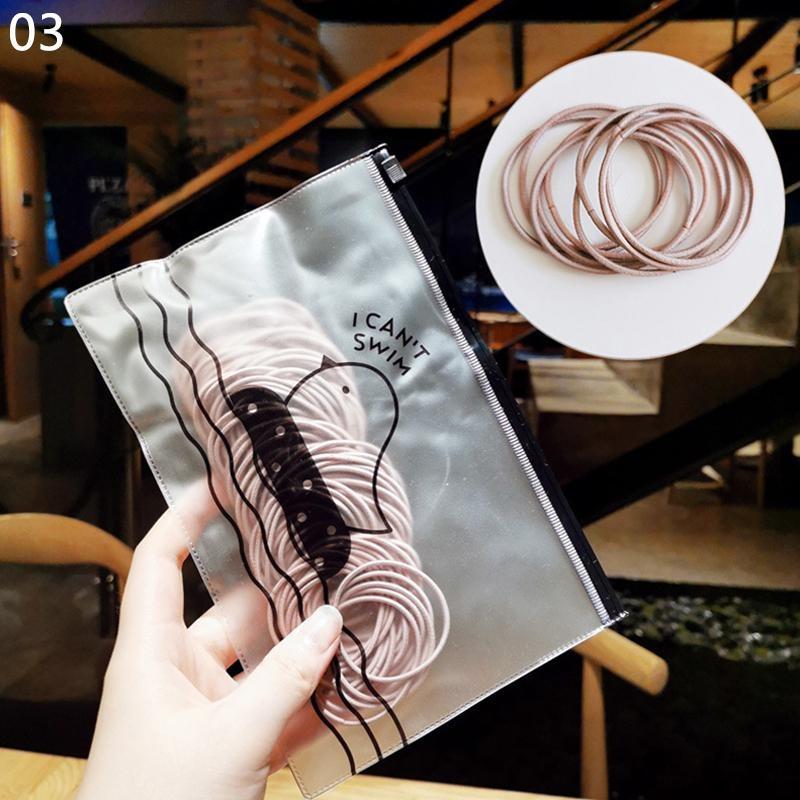 Women Hairstyle Rubber Bands Hairdressing Accessories Headwear Elastic Simple Fashion Tools One Size