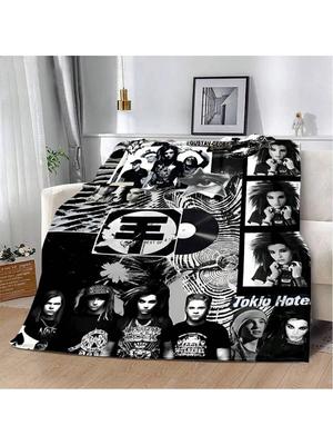 Tokio Hotel Band Printed Blanket Picnic Blankets Warm Blanket Soft And Comfortable Blanket Home Travel Birthday Gift