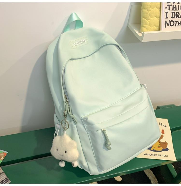 Schoolbag Simple Leisure Commuter Bag Large Capacity Tote Bag 1011 New Japanese Large Capacity Versatile High Value Backpack