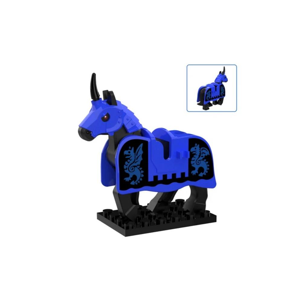MOC Animal Building Block Accessories Set Crow Parrot Peacock Eagle Flamingo Transport Horse Ox Cart Gift Brick Model Toy K001