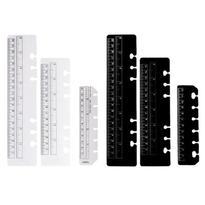 Book Marker Rulers Reusable Page Markers With Centimeter Scale Set For Office Supplies Study Accessories