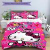 3pcs Hello Kitty Bedding Set: Perfect for Bedroom or Guest Room. Soft and Comfortable with No Core Included yy251031090