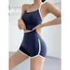 Yoga Patchwork Women's Jump Rope Hip Lifting High Elastic Sports Shorts