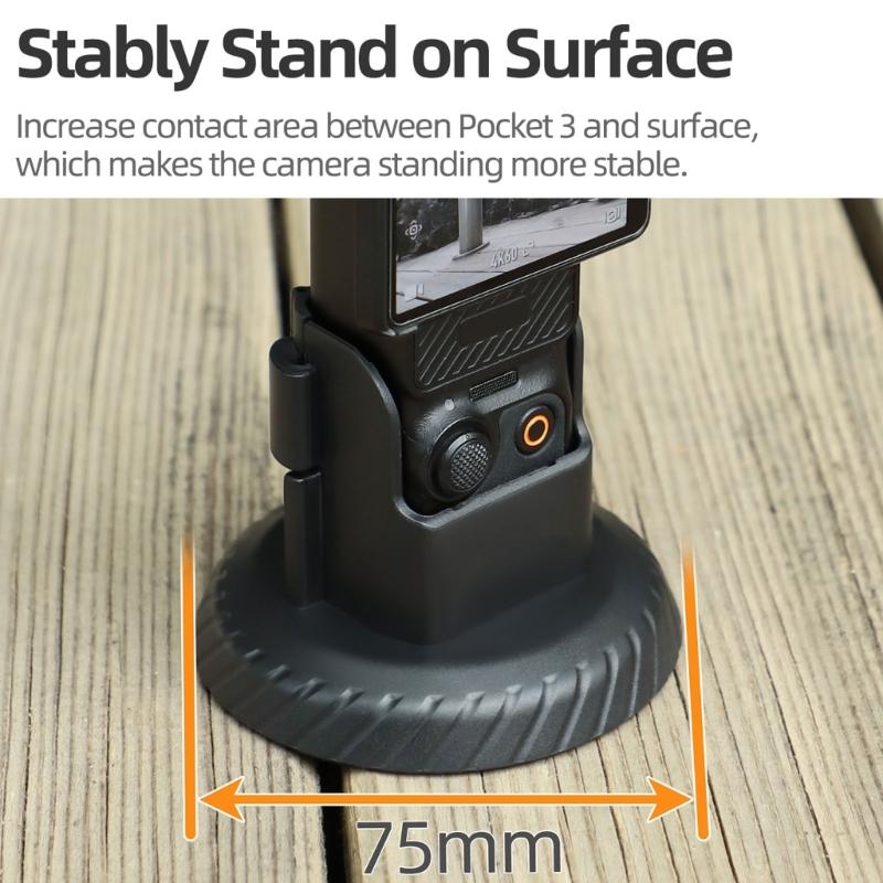 Magnetic Mount for Pocket 3 Featuring High Strength Magnets and NonSlip Silicone Bottom for Safe Filming