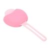 Pinceau à lèvres en silicone   Applicateur de rouge à lèvres anti-poussière Brosse à baume Housse de protection Rose