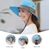Wide-Brimmed Hiking Hat for Men, Summer Outdoor Western Cowboy Style, Sun Protection, Breathable, Quick-Dry Fishing Bucket Hat for Women