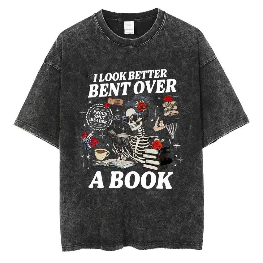 1PCGirls Who Eat Training Club Skeleton Gym Pump Cover T Shirts Washed Vintage Men Women Funny Fitness Casual Tshirts