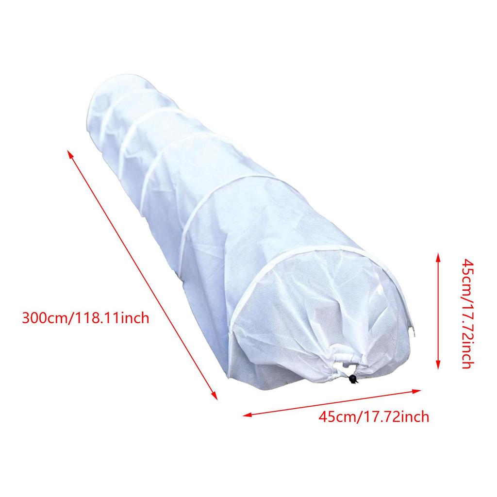 Garden Tunnel Shade Net Cover Heavy Duty Vegetables Plant Cover Tunnel Plant Row Cover for Yard Balcony Outdoor Farm Outside