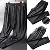 Men'S Summer Casual Pants Fitness Pants Sports Pants Quick-Drying Breathable Ice Silk Pants Straight Pants Thin Section