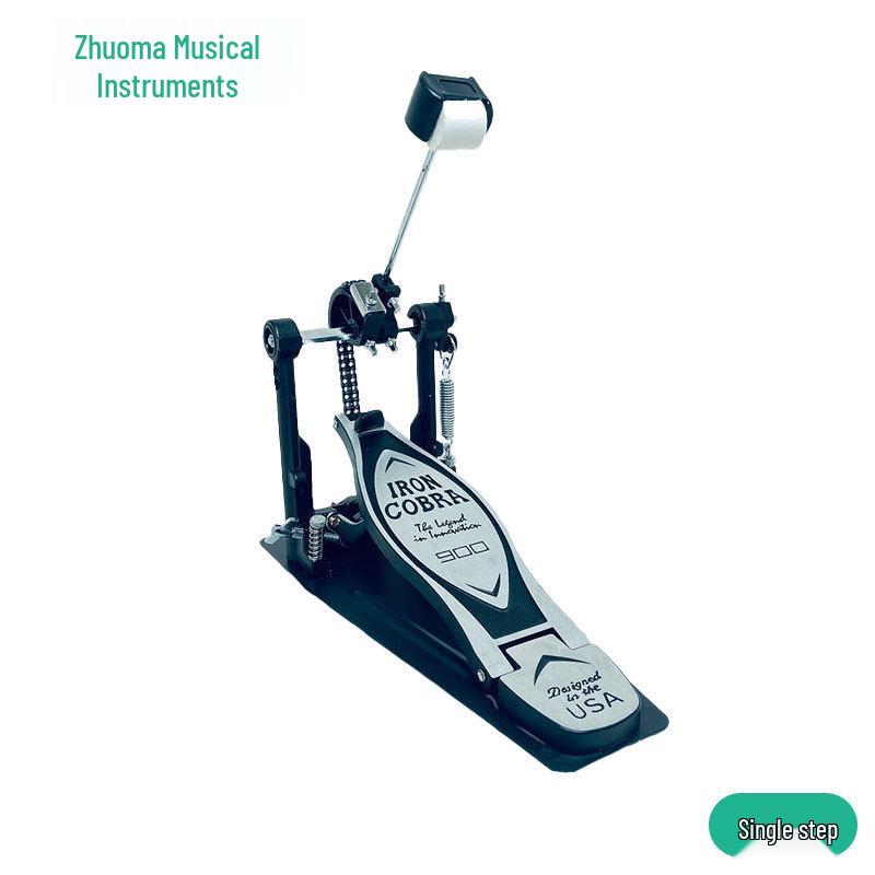 Single Bass Drum Kick Pedal for Jazz Drum, Drum Rack Foot Pedal, Drum Accessories for Practice