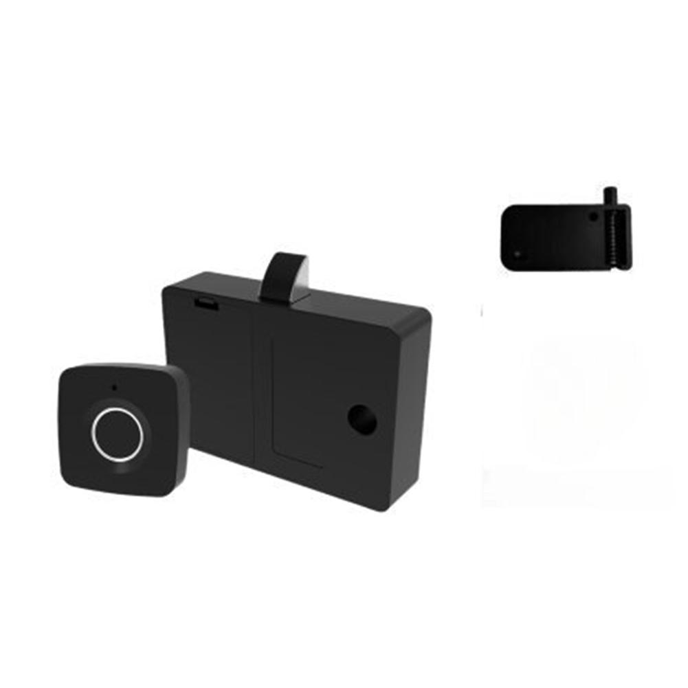 

Biometric Fingerprint Lock Black Keyless Cabinet Lock Smart Drawer Locks Anti-theft Door Lock Long Standby Time Door