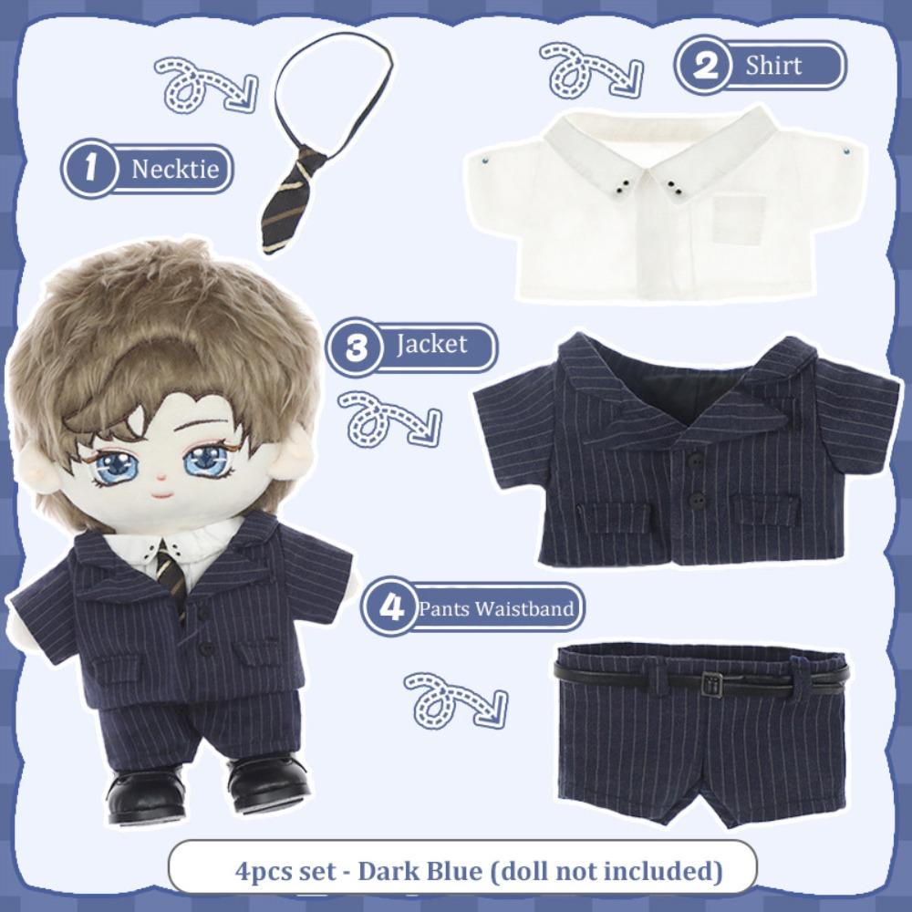 Clothing DIY 20cm Cotton Doll Clothes High Quality Changing Dressing Game Doll's Accessories