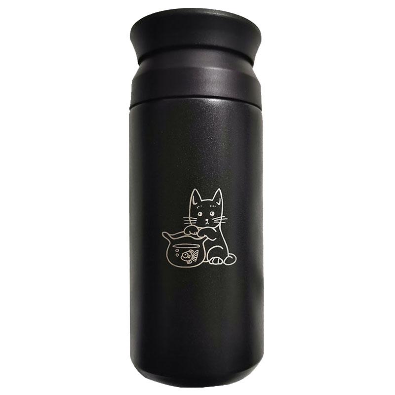 350ML Thermos Edelstahl Kaffeetasse Vakuumflasche Outdoor Mode Tragbarer Reisebecher Wasserflasche