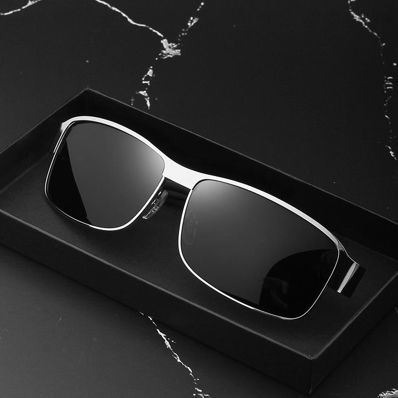 Classic Metal Frame Men Sunglasses Luxury Designer UV400 Vintage Eyewear For Driving Fishing