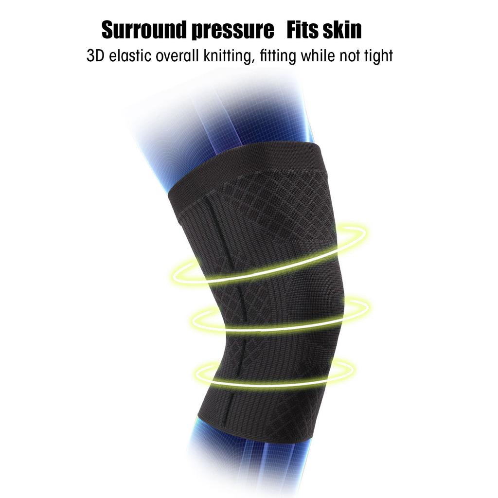 Knitted Knee or Elastic Fabric Weaving Nylon Knee Pad for Basketball Volleyball