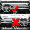 Car Dashboard Cover Avoid Light Pad Instrument Panel Mat Case Carpets for MG 5 MG5 MG GT 2020 2021 2022 2023 YB