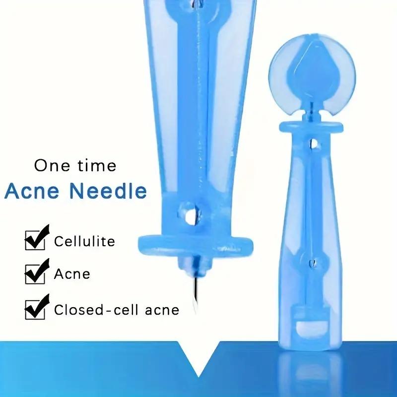 50/100/150/200 ks Nástroj na odstranění skvrn na černé tečky, ultra jemná jehla Snadné odstranění akné Akné Nástroje z nerezové oceli, čisté a hygienické pro kosmetický salon