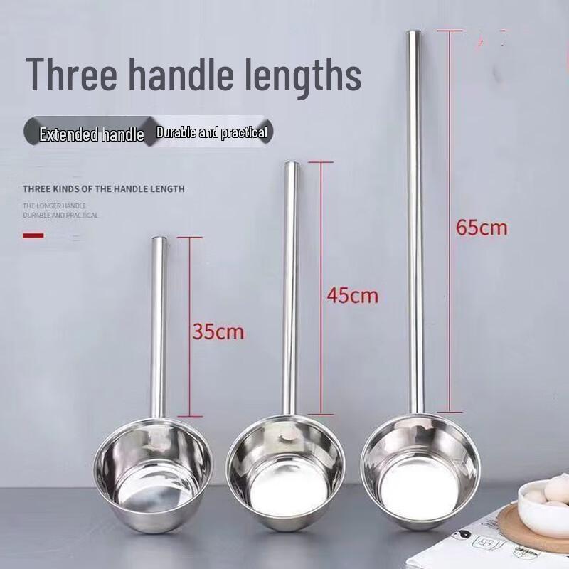 

Ополоник з нержавіючої сталі 304 з довгою ручкою