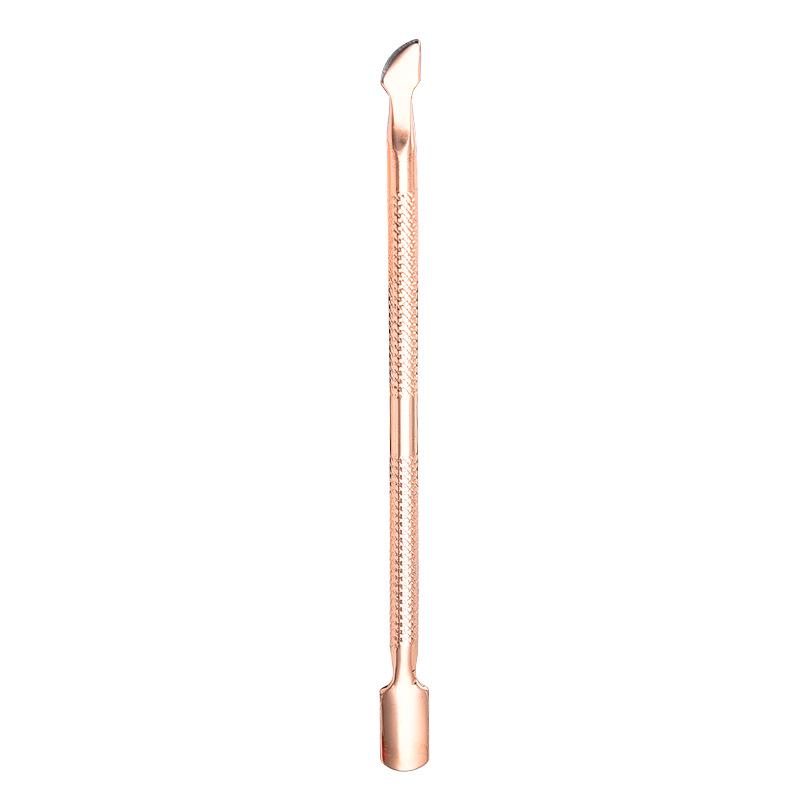 Rose Gold Stainless Steel Cuticle Remover & Pusher Manicure Tool Set