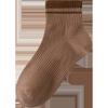 Spring sweet girls' socks, women's sports socks, student sweat-absorbing breathable solid color women's short socks