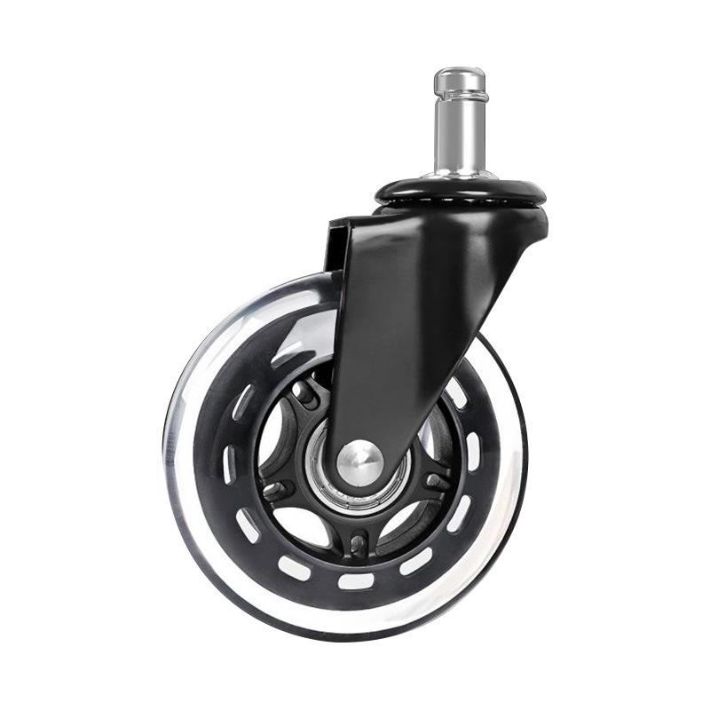 Universal Silent Swivel Chair Casters - Office & Computer Chair Accessory Wheels