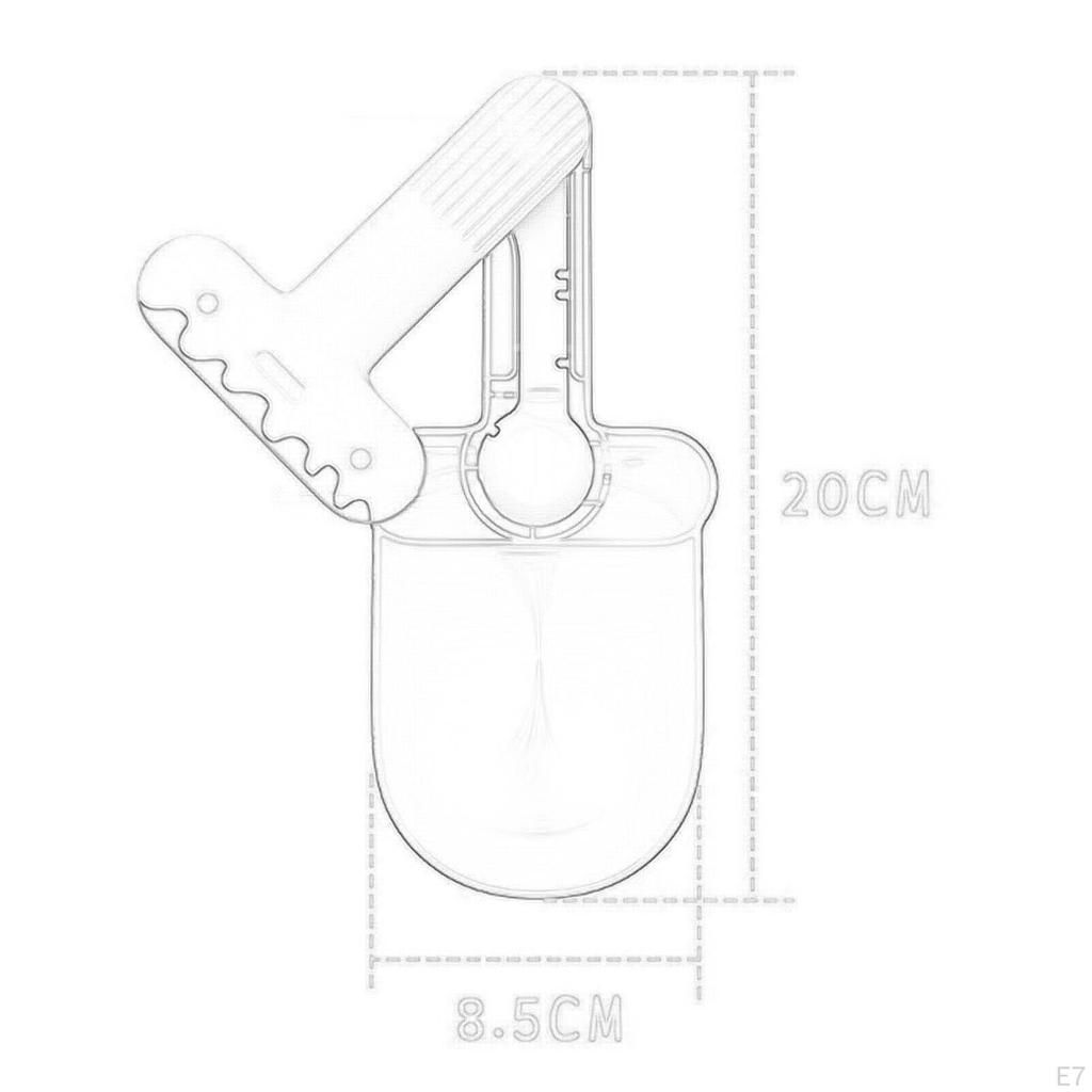 Cat Measuring with Ergonomic Bag Clip Handle Food Feeder Multifuctional Pet Scooper Cats