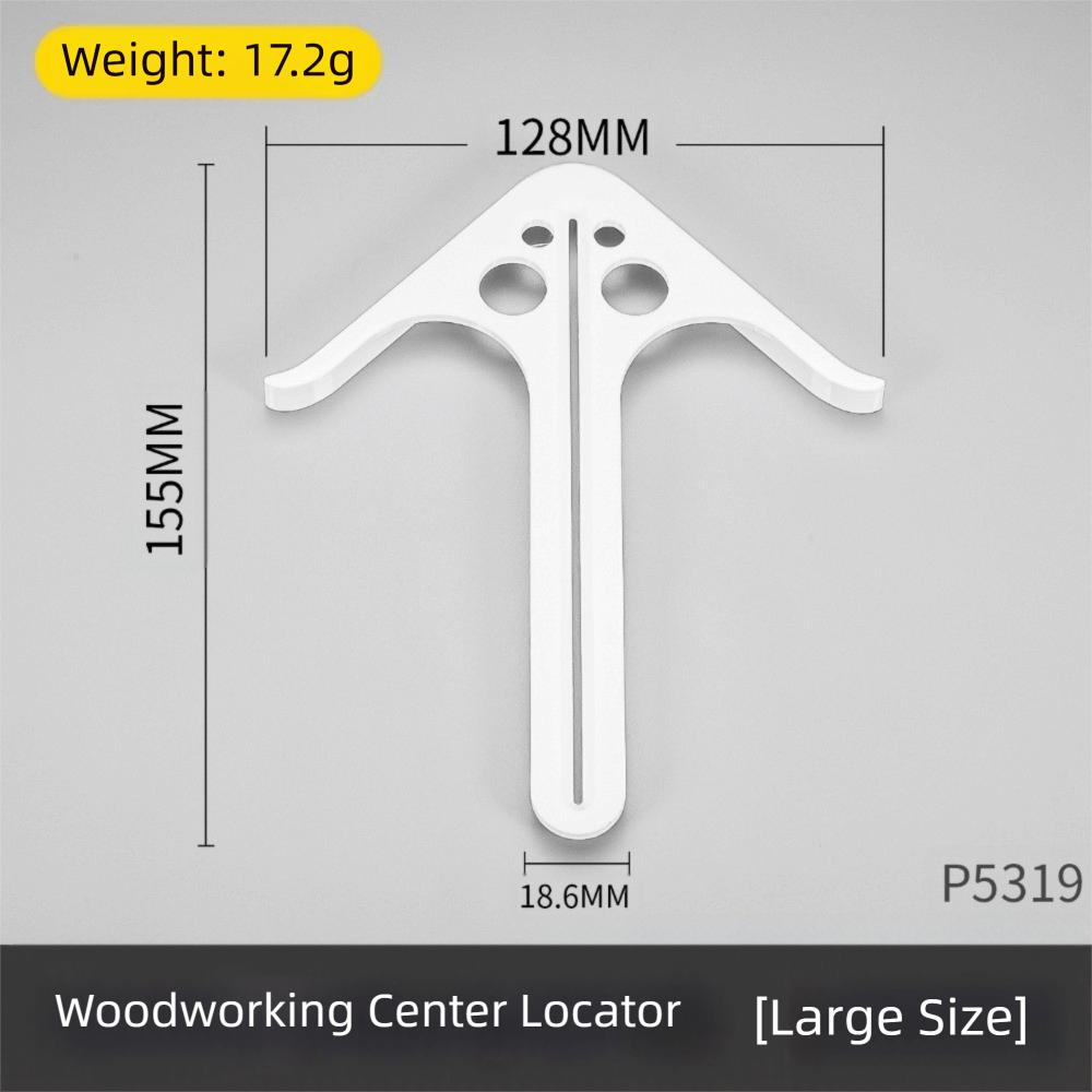 

Efficient Woodworking Center Marking Guide Line Ruler Woodworking L