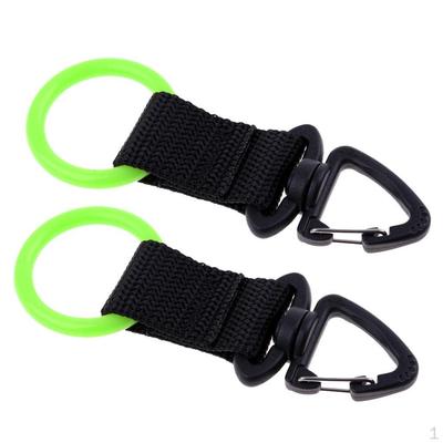 Pack of 2 Mouthpiece Holder Regulator Retainer Clip Lanyard Scuba Diving Snorkeling Gear Equipment