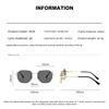 Men's and Women's Fashion Polygonal Frame Sunglasses Retro Sun Protection Sunglasses Trendy Outdoor Eyewear for Men and Women