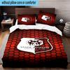 3PCS Stade Football Club Crest Bedding Set,Including 1pc Duvet Cover And 2pcs Pillowcases Perfect for Bedroom, Dormitory, Fan Christmas Gift