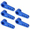 5Pcs 25T Servo Horns Aluminium Alloy Steering Servo Arms Blue for 02073 996R MG946R E9001