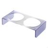 Ceramic Pet Bowl with Simple to Clean Elevated Cat Minimalist Design Acrylic