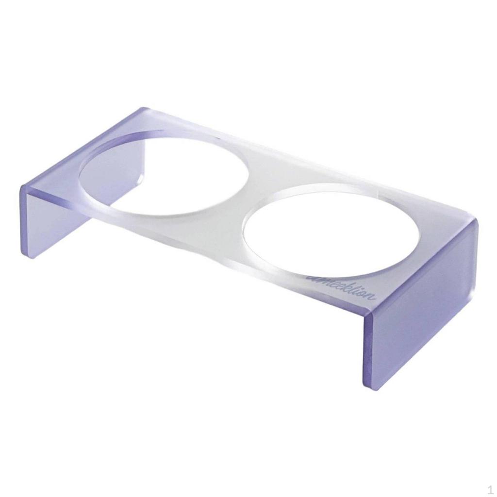 Ceramic Pet Bowl with Simple to Clean Elevated Cat Minimalist Design Acrylic
