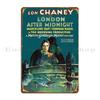 London After Midnight Lon Chaney Cleaned Up Image Metal Sign Character Home Living Room Living Room Party Tin Sign Poster