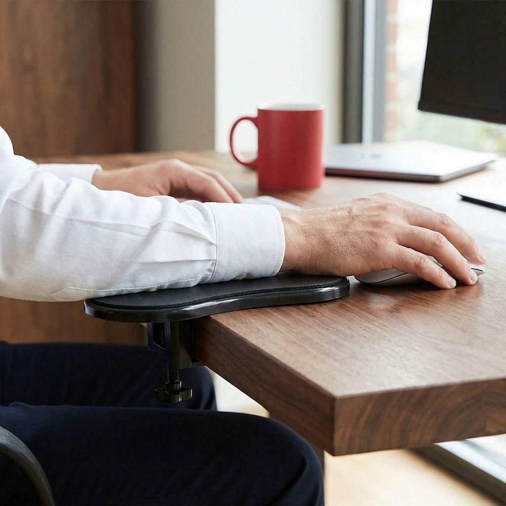 Anti Slip Computer Arm Rest Rotatable Wrist Support Pad Comfortable Arm Rest Support Home Office чёрный