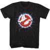 Men's Ghostbusters Rgb Lightning And Logo T-shirt XXX-Large Black