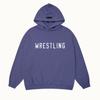 Autumn and winter new FOG tide brand WRESTLING letter printing hooded sweater for men and women of the same style