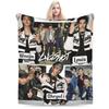 Super Soft Kpop Group Lngshot  Throw Blanket Premium Flannel Fleece Lightweight  Bed Blanket Super Cozy Blankets All Season Use