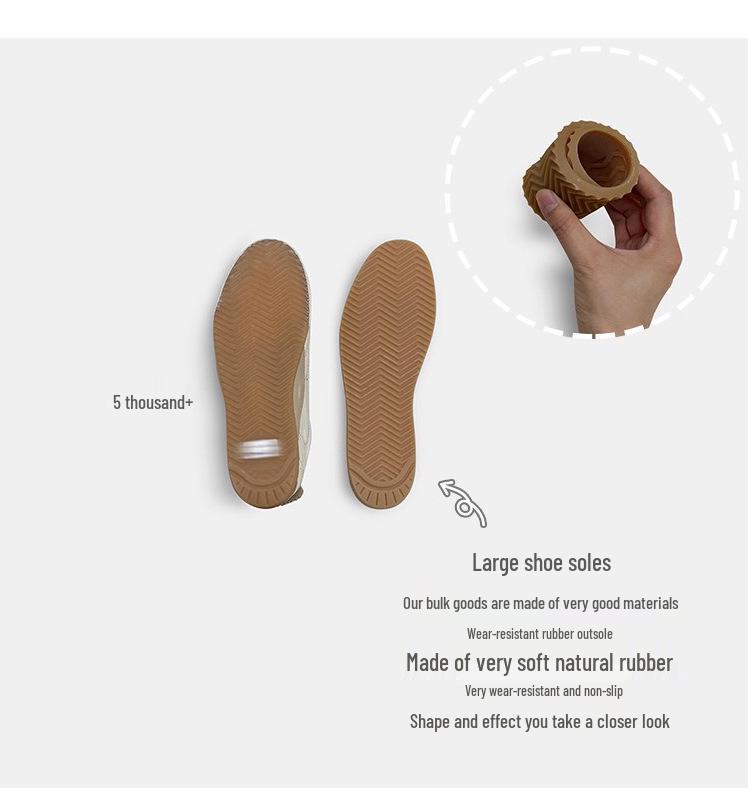 5CM Petite Height-Increasing Korean Color-Block Star White Retro Lace-Up Women's Casual Shoes