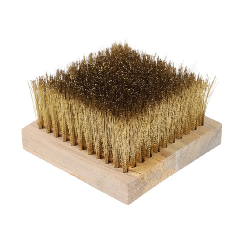 Trwałość Szczotka do Smarów Narciarskich z Gęstym Nylonowym i Mosiężnym Włosiem do Skutecznego Czyszczenia i Konserwacji Snowboardu