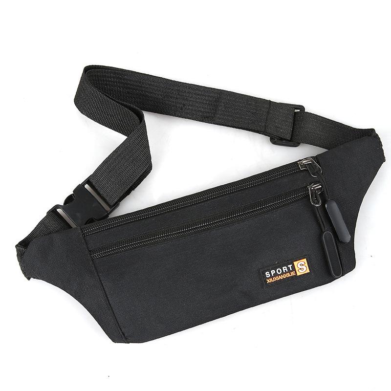 

2025 Unisex Multifunctional Korean-Style Chest and Waist Bag for Casual Outdoor Travel чёрный