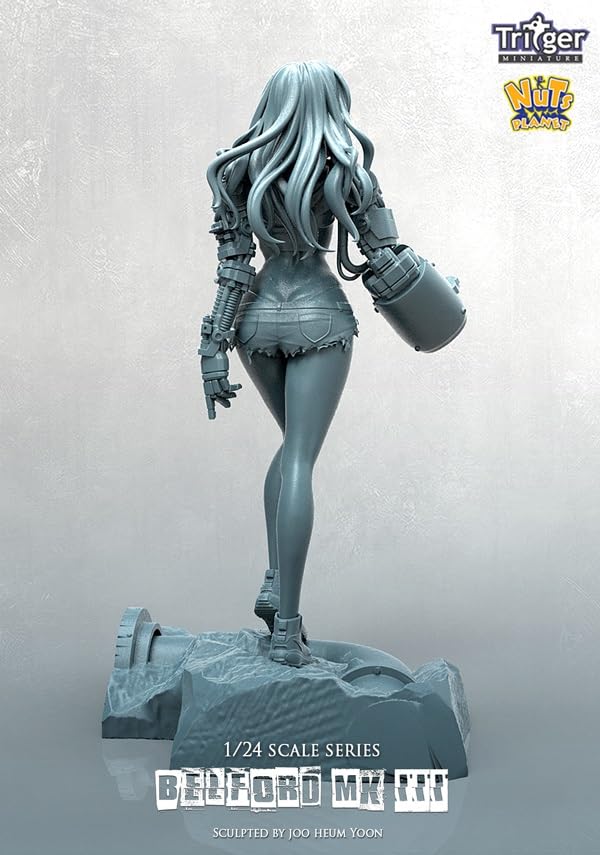 Nuts Planet Cyborg Girl with Gorilla Arm Belford MKIII Resin Kit T75035 1/24 (75mm) (Human)
